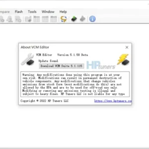 VCM editor 5.1.58 HP Tuners unlimited